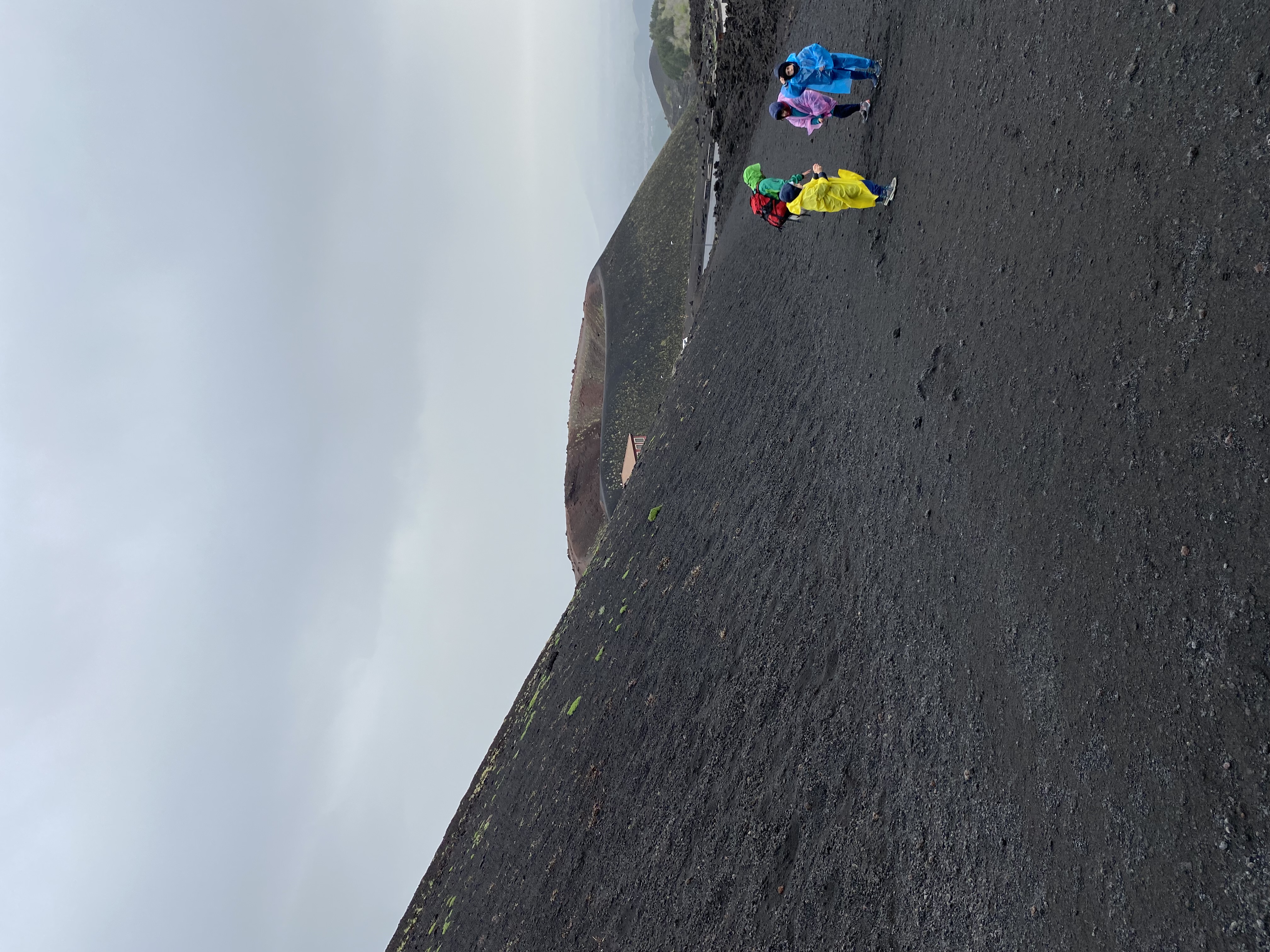 El paisaje de la cima del Etna